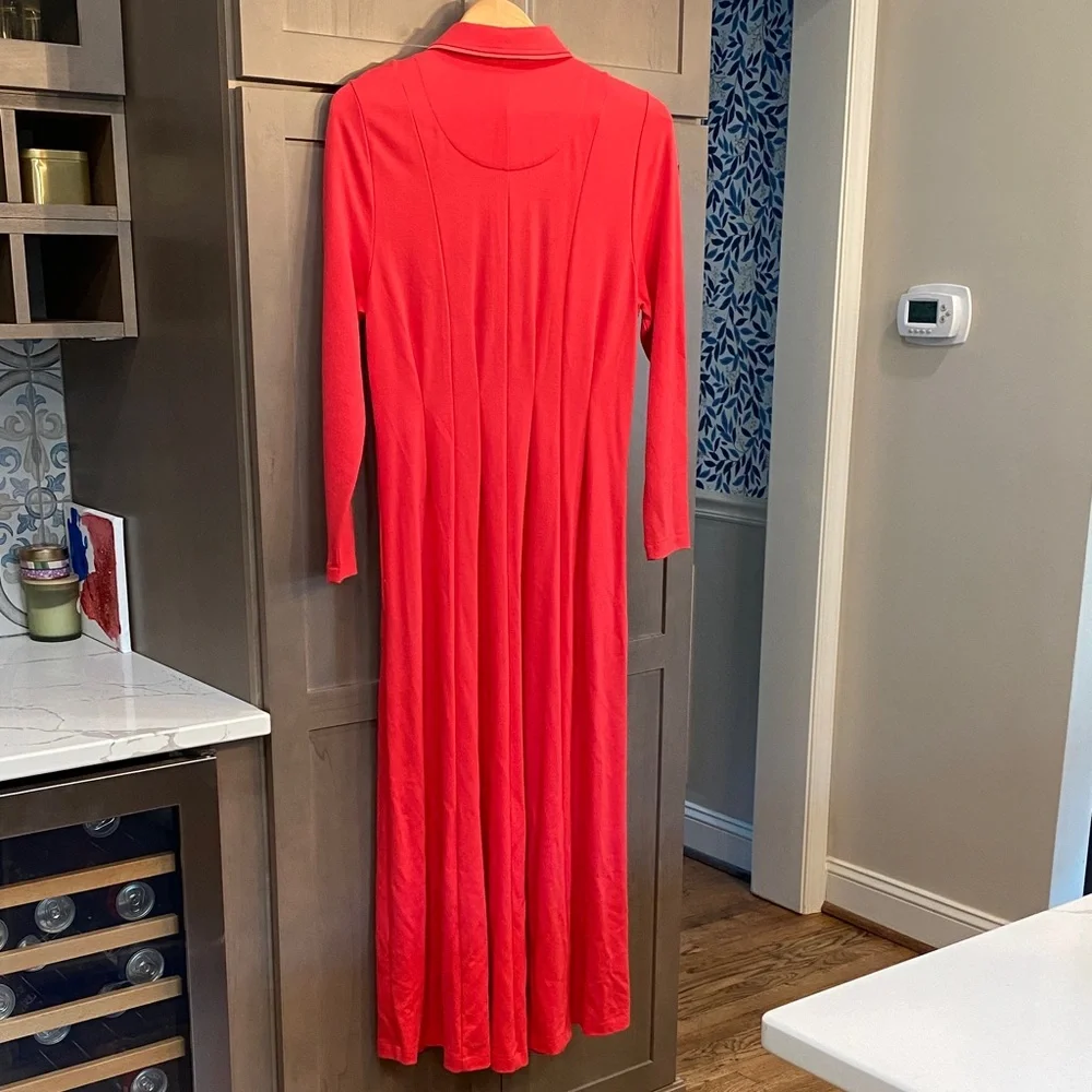 Soft Surroundings Vibrant Zipper Front Maxi Dress - Picture 7 of 9